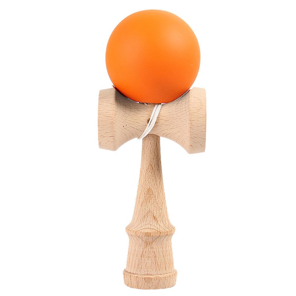 BESPORTBLE Wooden with Extra String Balance Enhanced Cognitive Skills Improved Balance Reflexes and Creativity Model Orange