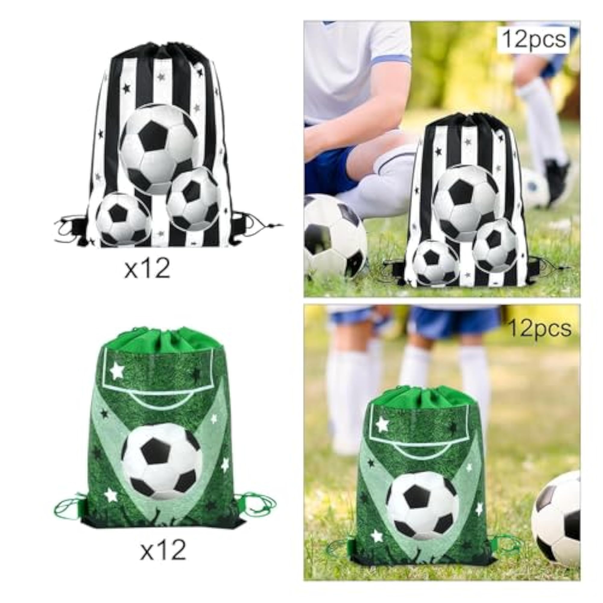 12 Pieces Drawstring Bag for Basketball Accessories