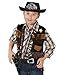 Rubie's 12237-140 Sheriffweste Sheriff Weste Kostüm Cowboy Sheriffkostüm Cowboykostüm Gr. 104, 116, 128, 152, 164, Größe:140, Multi-Colored