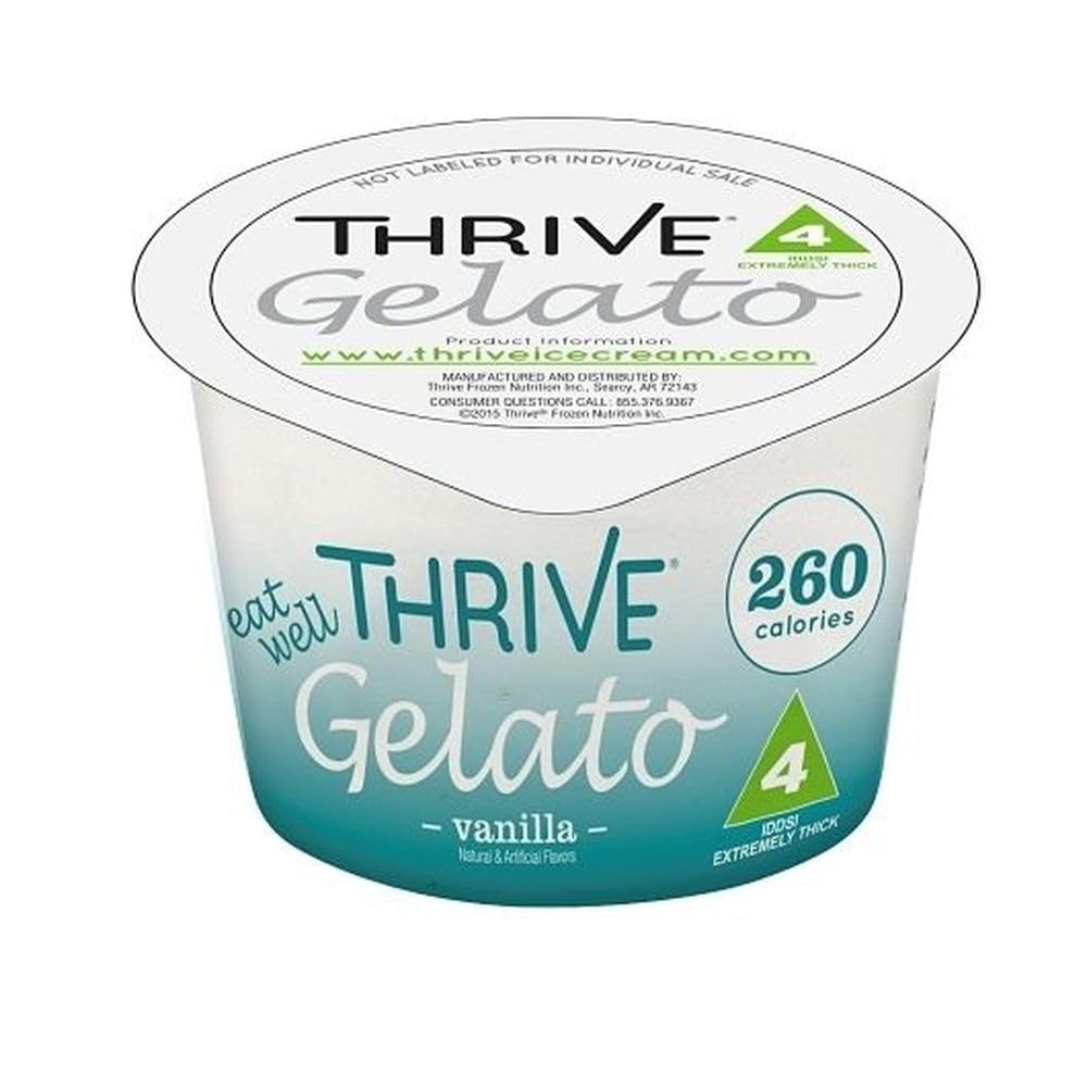 Amazon.com: Thrive Frozen Nutrition, Vanilla Gelato, 4 oz Cups (36