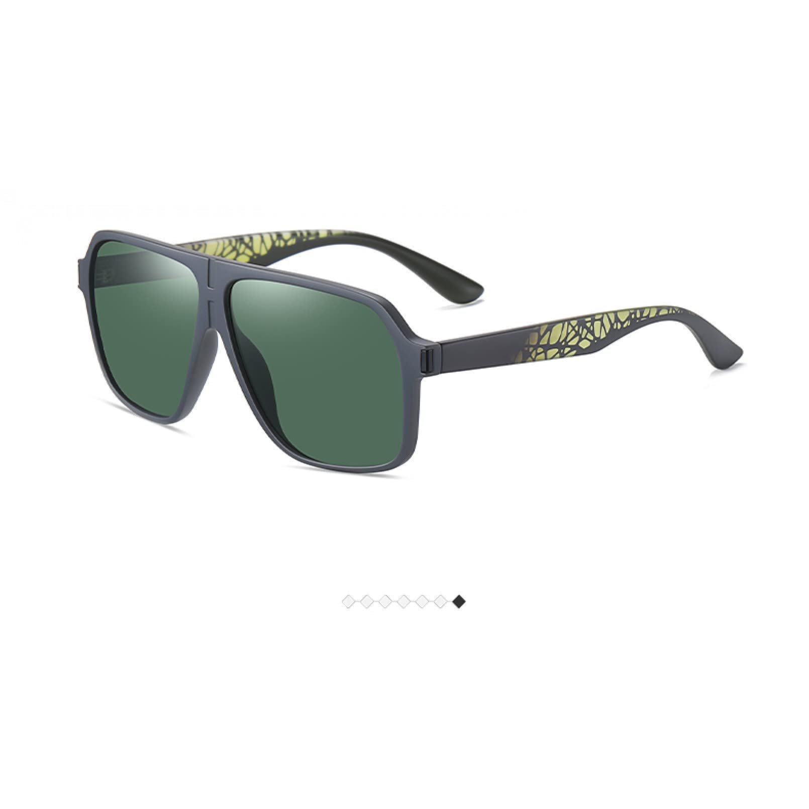 Gafas de sol de los hombres de las señoras universales de marco grande gafas de sol de moda polarizadas
