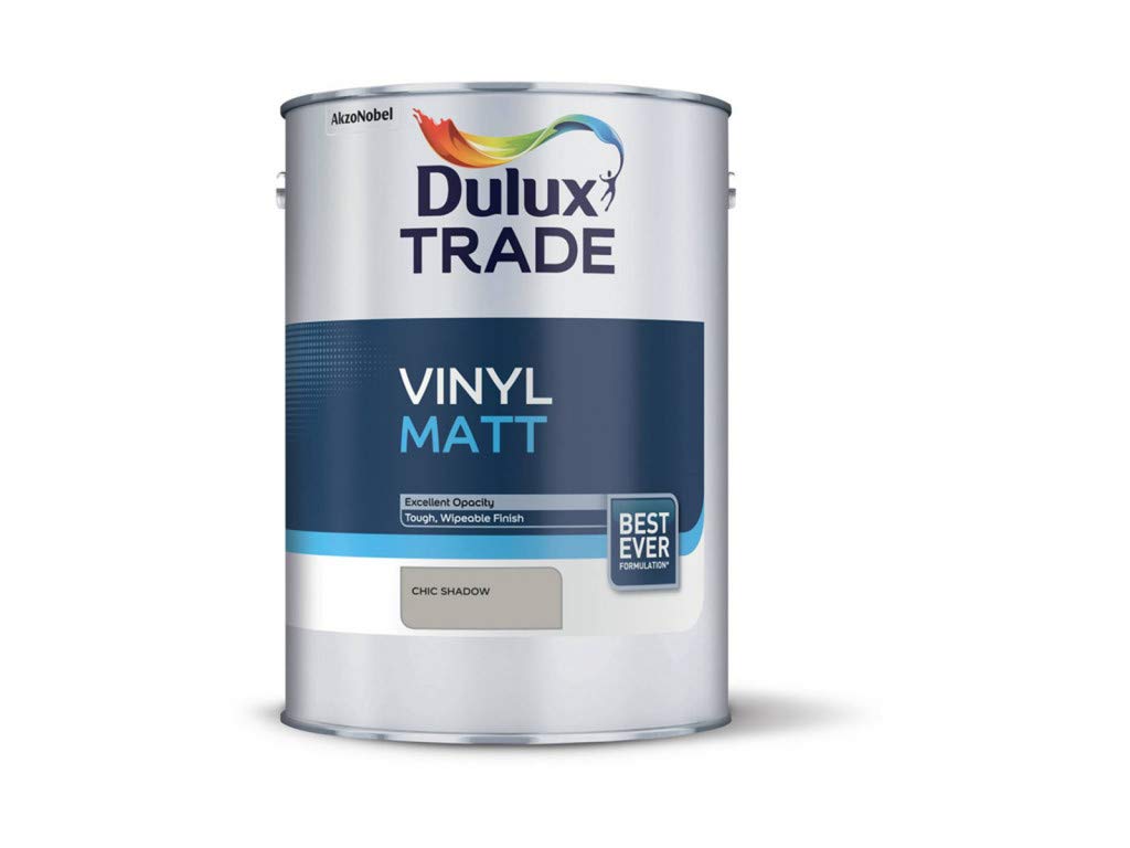 Dulux Trade Chic Shadow 5L Vinyl Matt - Finish