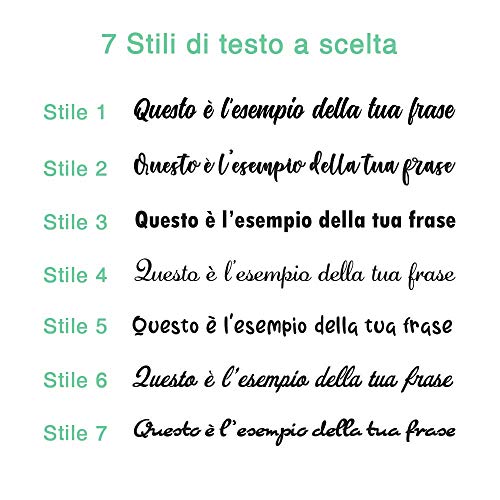 Adesivo da parete CREA LA TUA FRASE in vinile