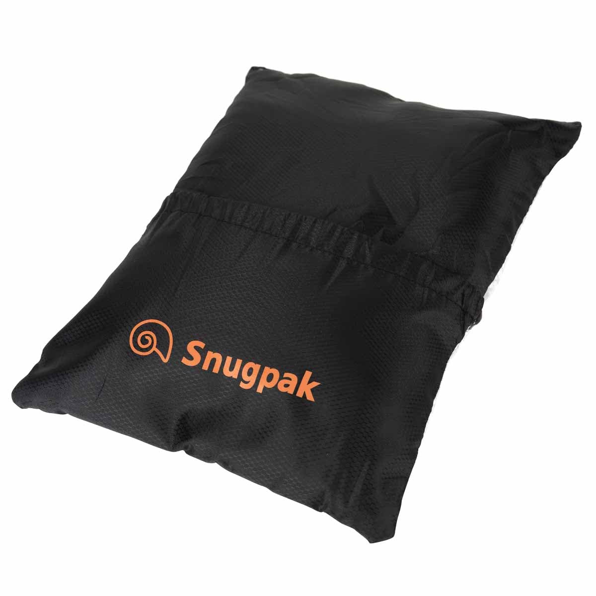 Snugpak Snuggy Headrest WGTE - Ultra-Lightweight Compact Insulated Camping Pillow with Premium Travelsoft Insulation - 100% Polyester, Compressible for Hiking & Travel - Black