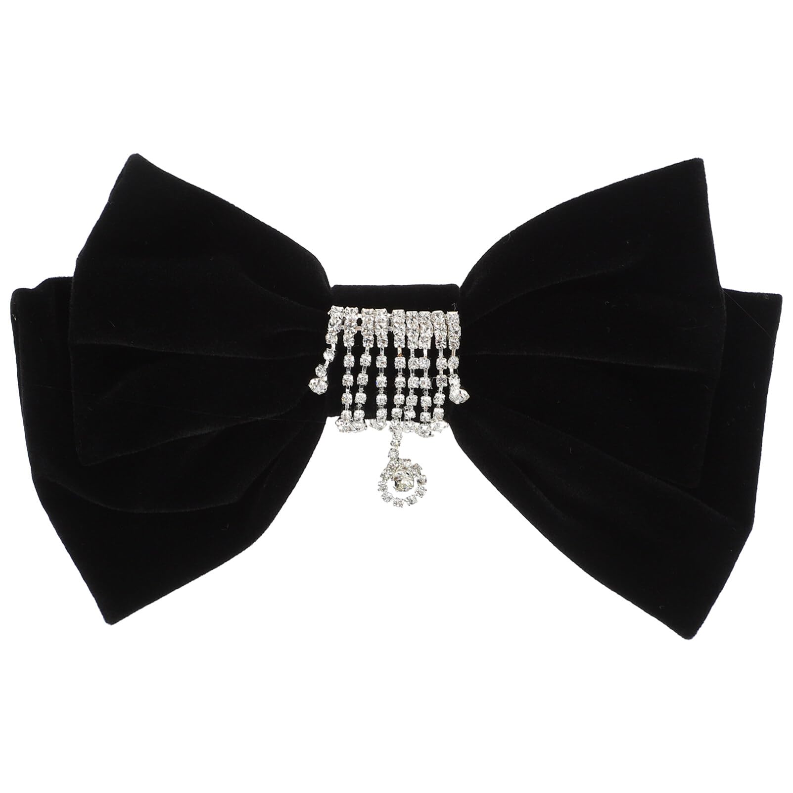 Beaupretty 4piezas Pinza De Pelo Vintage Con Lazo De Terciopelo y Decoración De Para Ocasiones Especiales y