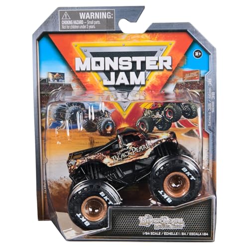 Monster Jam 2024 Official 1:64 Diecast Truck Series 38 Arena Favorites The Black Pearl