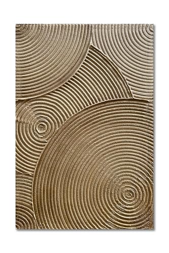 Epicler art 36x24 inch Hand Painted Modern Abstract Art Oil Painting Gold Thick Texture Art Painting Home Wall Decorative Art