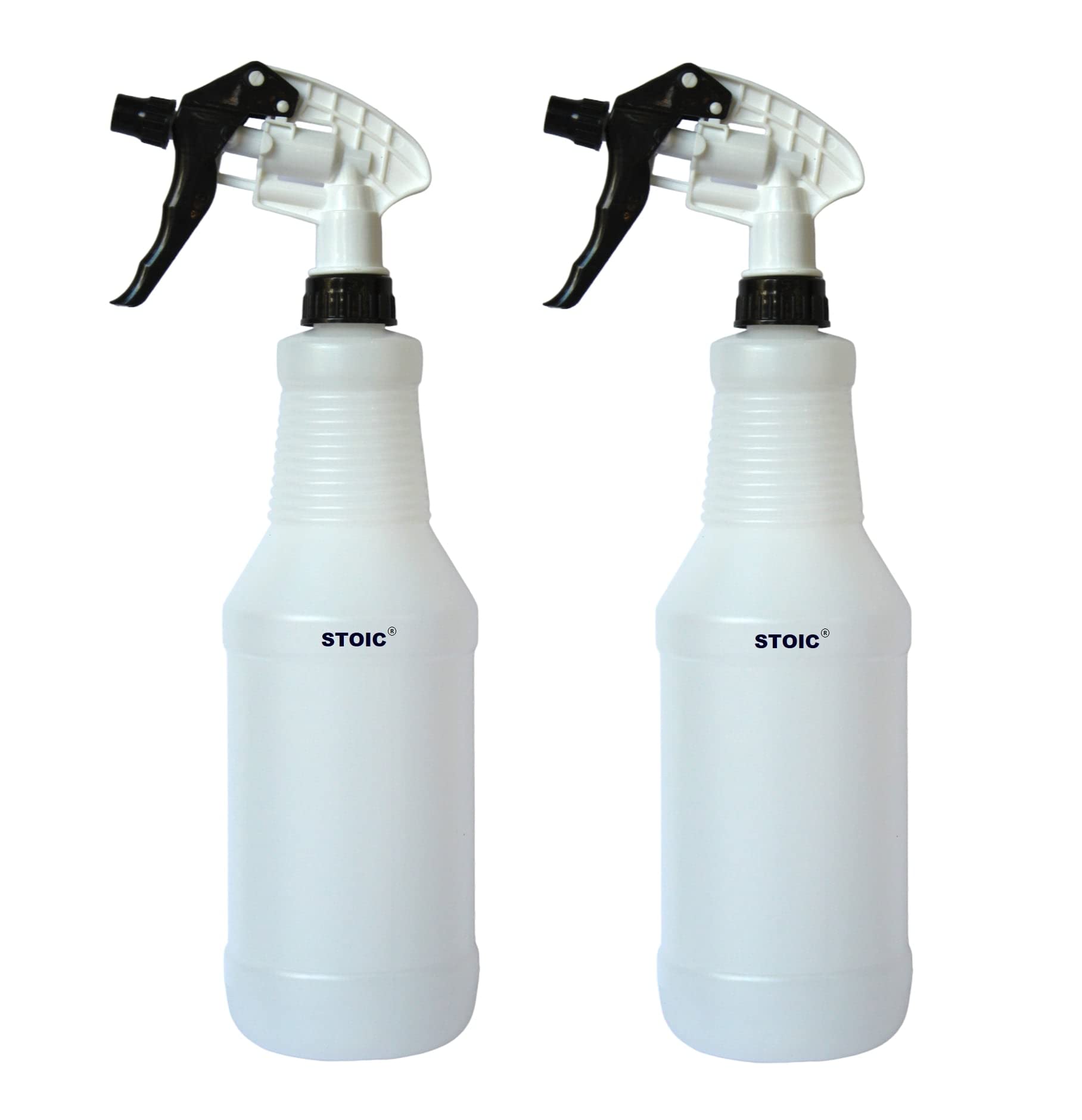 STOIC Plastic Empty Spray Bottle, Mist & Jet Spray Bottle 1000ml For Sanitizer | Oil | liquid |Multipurpose-Pack of 2(White)-image-47