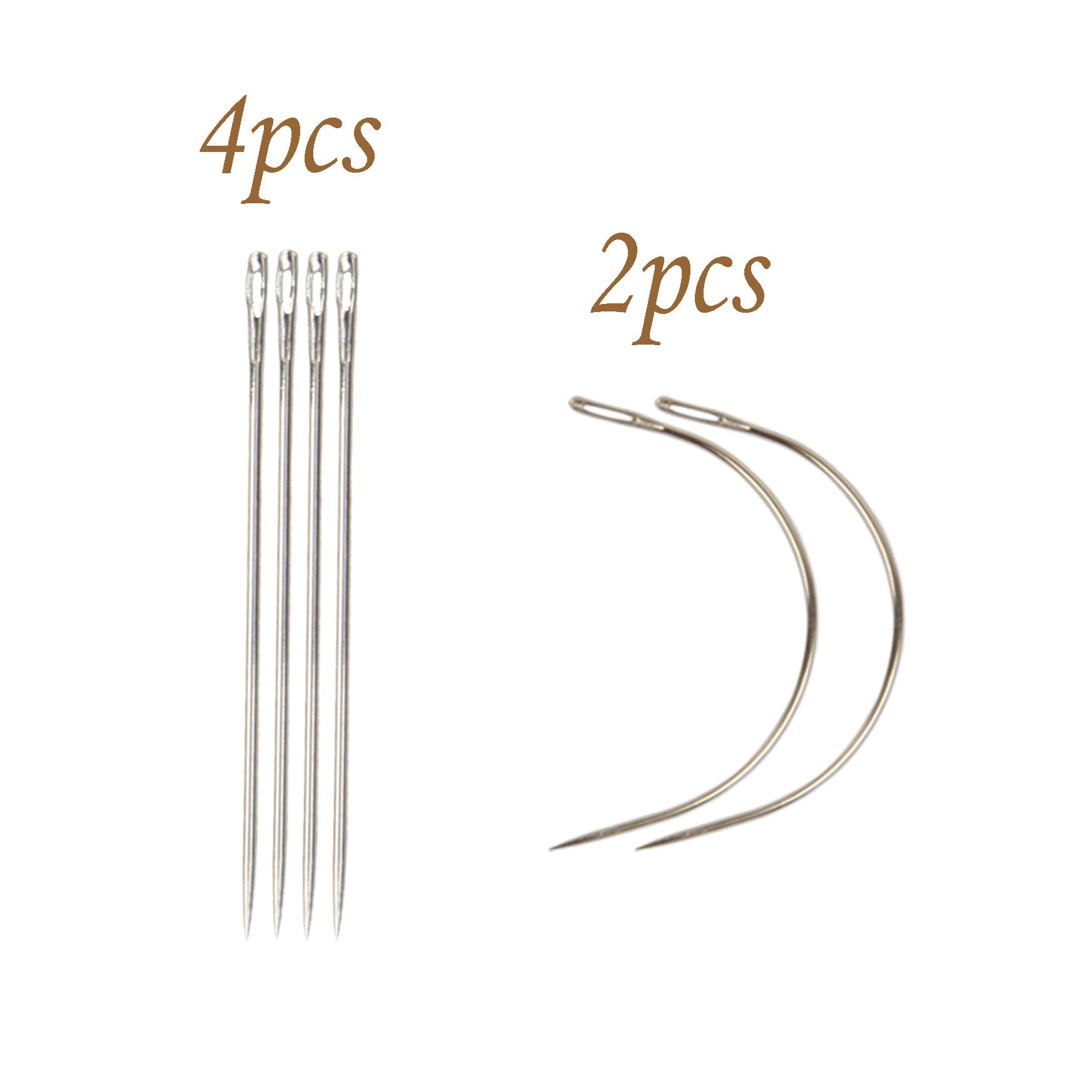 Lot de 30 clips d'extension de cheveux en forme de U en acier inoxydable pour perruque, marron clair