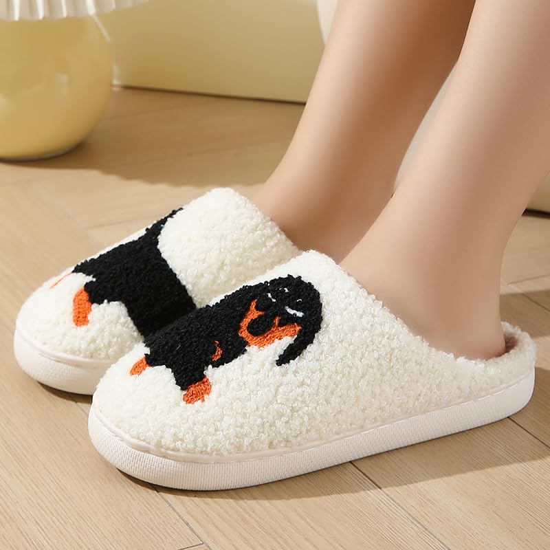 Image of Women's Men's Strawberry Slippers Cute Fruit Home Slippers Winter Fuzzy Memory Foam Fluffy Warm House Shoes