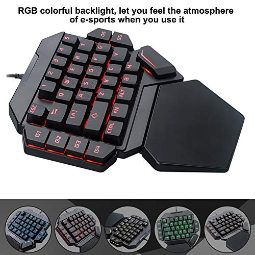 Teclado Gamer LICAEVEYhfgsxirw41 USB Compacto 35 Teclas miniatura 5