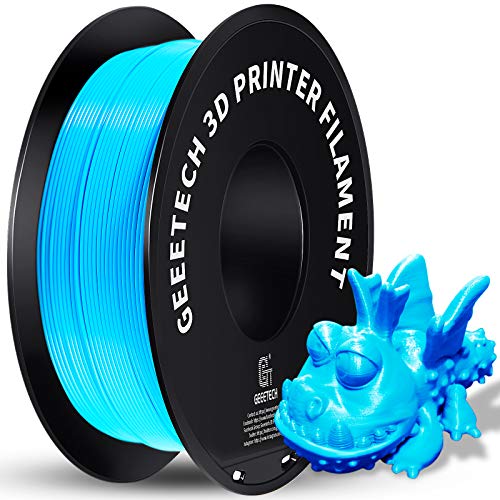 Image of Geeetech 1.75mm PLA 3D Printer Filament, 1kg Spool (2.2lbs), Upgrade Tidy Winding Tangle-Free, Dimensional Accuracy + /- 0.02 mm, Water Blue