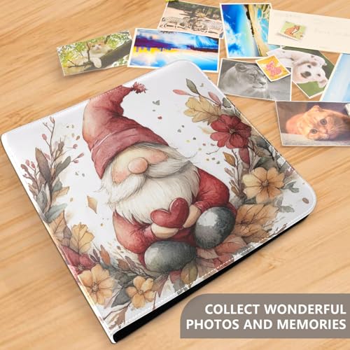 Álbum de Fotos Scrapbook DIY Adhesivo, Corazón Gnomo para San Valentín, 3 Anillos, 40 Páginas, 8x10 para Recuerdos miniatura 5