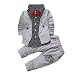 FEITONG Kid Baby Boy Gentry Clothes Set Formal Party Christening Wedding Tuxedo Bow Suit (24 Month)