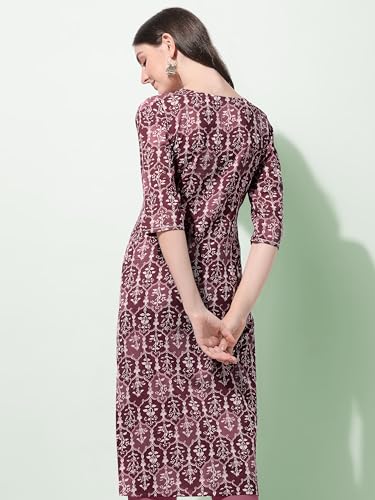 Image of MIRCHI FASHION Women's Straight Fit Paisley Printed And Embellished Kurta Set with Dupatta and Trouser