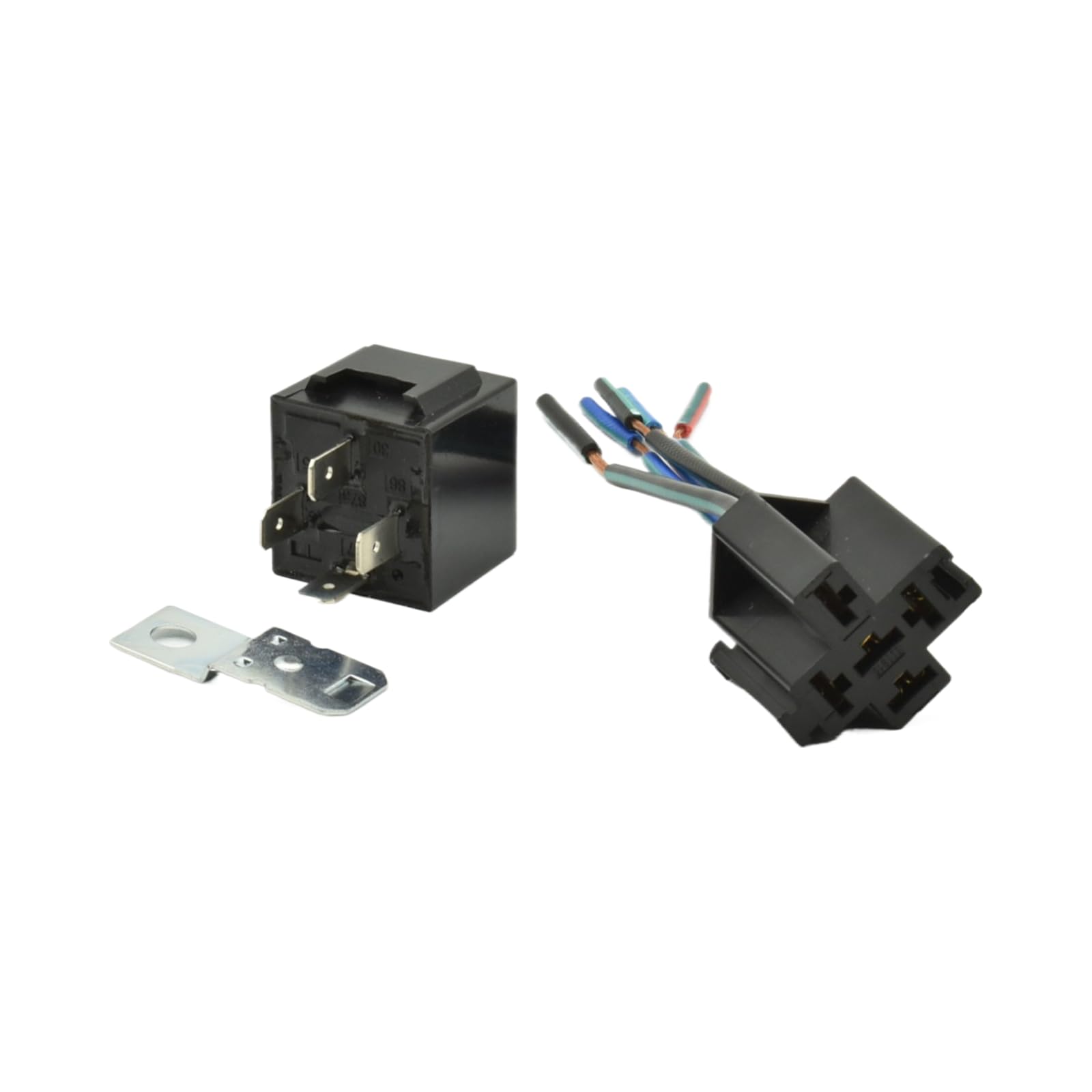 Relais à broches 80A 12V 24V double contact normalement ouvert électricité auto