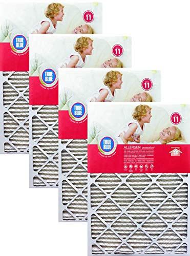 True Blue Allergen 20X30X1 Air Filter , Merv 11, 4-Pack #TOP2