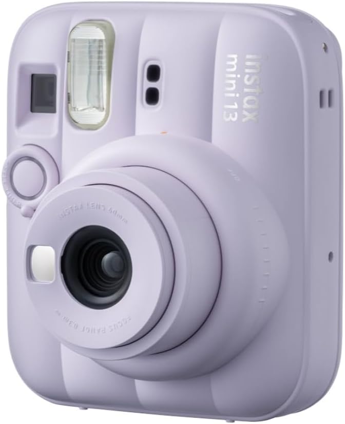 FUJIFILM INSTAX MINI 13 Instant Film Camera | Dreamy Purple Bundle | with Instax Mini Film | 20 Exposures + 4 Pack AA Batteries + Mini Album, Borders, Stickers & Clips + Cleaning Cloth (5 Items) 5 51BGe1jB7mL. AC SL1000