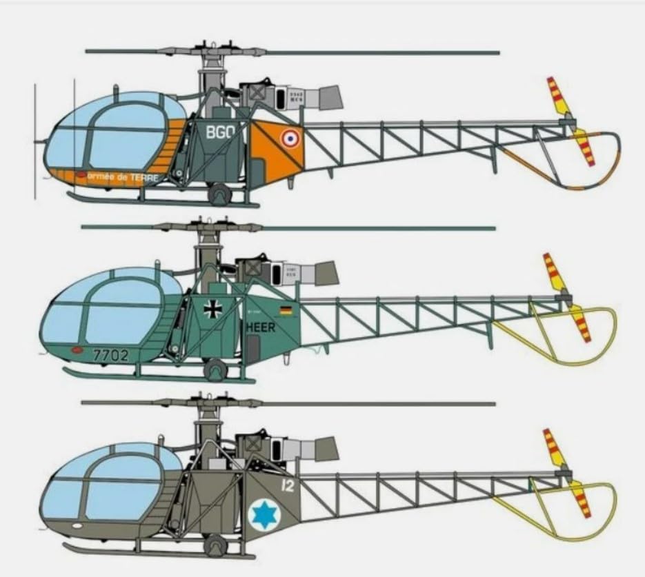 Brengun BRS72024 1/72 SA 318C Alouette II Resin Helicopter kit