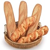 Photo Gallery yatinkim 5pcs simulazione pane artificiale set decorazione realistica finta pagnotta realistica cibo falso francese pane lungo twist baguette dessert torta modello negozio fotografia prop Photo Gallery yatinkim 5pcs simulazione pane artificiale set decorazione realistica finta pagnotta realistica cibo falso francese pane lungo twist baguette dessert torta modello negozio fotografia prop