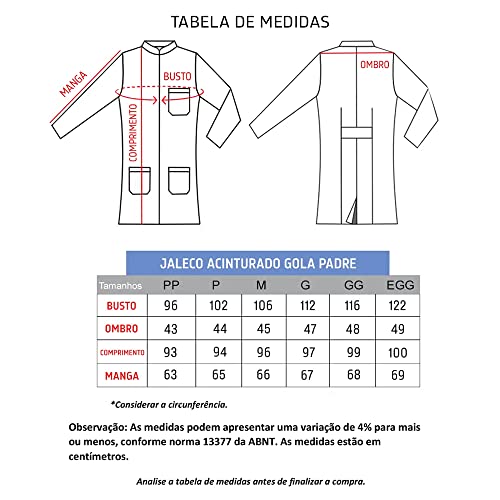 Jaleco Feminino Algodão