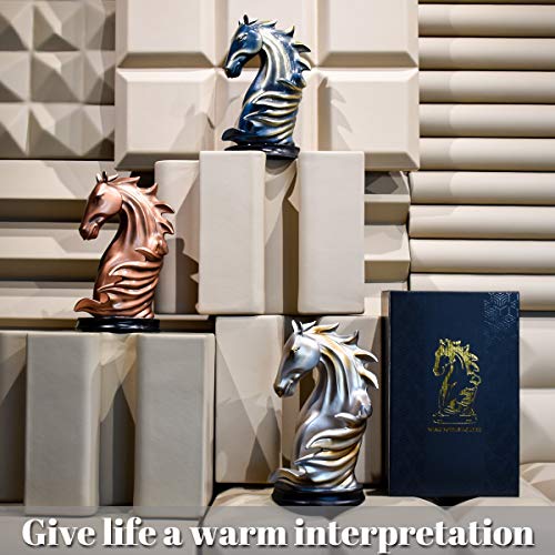 Foto von YP YINGA PAPALA Weinflaschenhalter Hochzeitsgeschenk Weinständer, Weinflaschenständer Flaschenregal, Weinflaschen Deko, Getränkeflaschehalter Home Dekoration, Weinregal mit Pferdekopf Mannes Geschenk