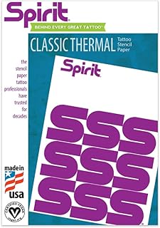 Spirit® Classic Thermal Tattoo Transfer Paper 8.5
