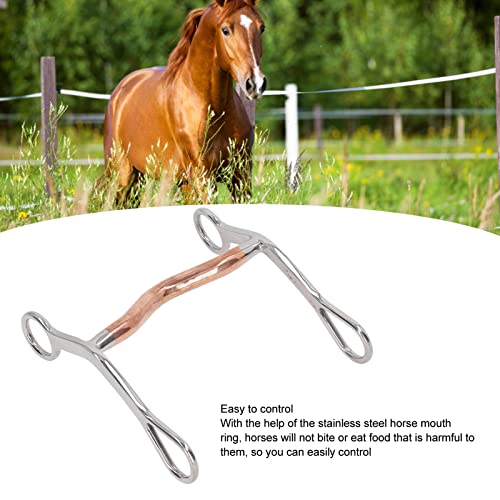 Bocado de cavalo de aço inoxidável, bocado de cavalo resistente ao desgaste, bocado de junta de cava