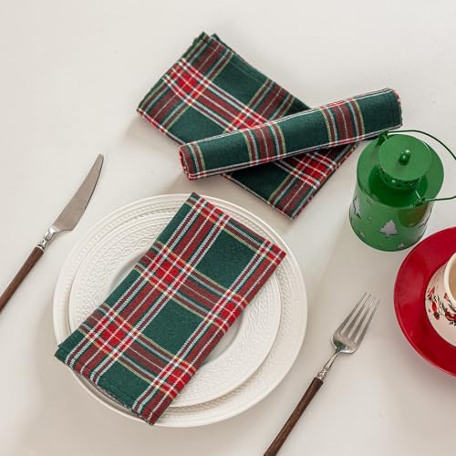 Servilletas de Tela Cuadradas de 17x17 Pulgadas en Set de 4 miniatura 4