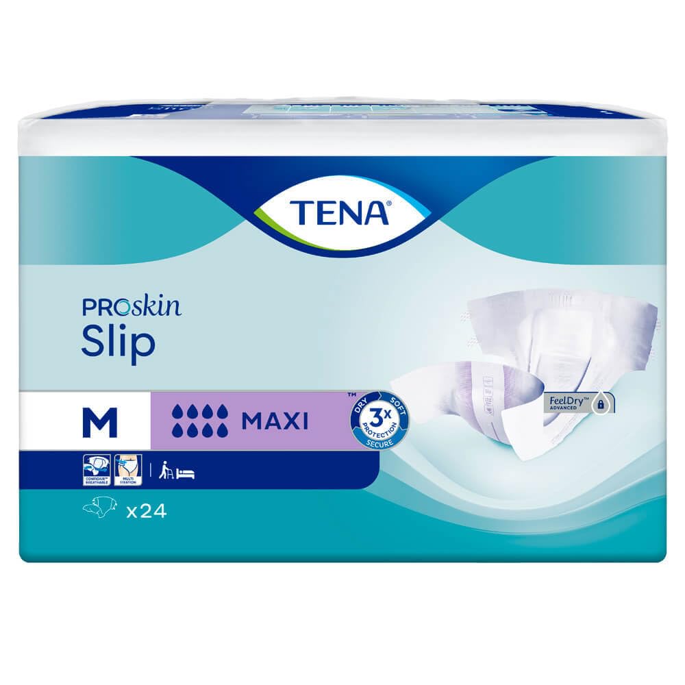 Tena Medium Slip Maxi - Pack of 24