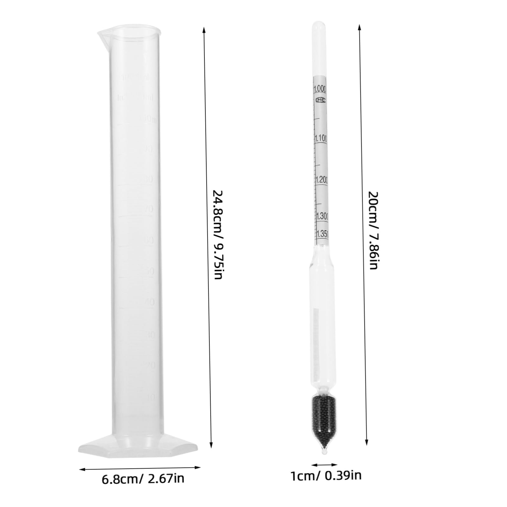Cabilock Accurate Digital Hydrometer for Large Cylinder Proofing for Dough Noodles