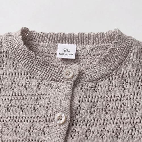 Girls' Cardigans Lace Knit Button Front Sweater Long Sleeve Button Cardigans Summer Fall Outerwear Clothes School Uniforms3