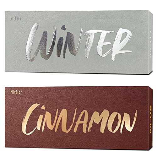 Cinnamon Fragrance Oils, Mitflor 12 Bottles Premium Scented Oils For Diffuser, Winter, Spice, Soap, Candle Making, Very Cinnamon, Hot Spring, Aromatherapy Oils Gift Sets #TOP12