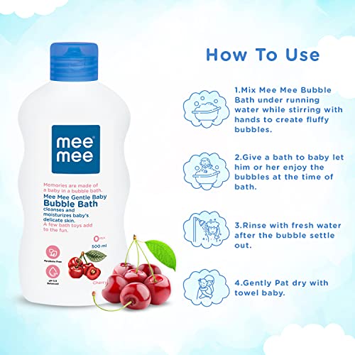 Mee Mee Foamy Baby Body Wash &,Bubble Bath With Cherry And Fruit