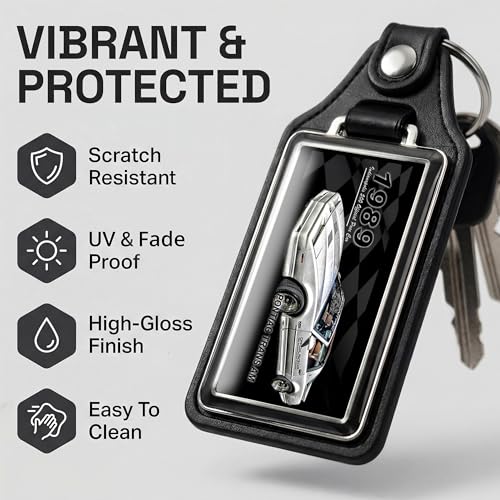 Image of Brotherhood Car Key Chain for Trans Am Firebird - Classic Models Keychain for Men and Women Gift Key Ring