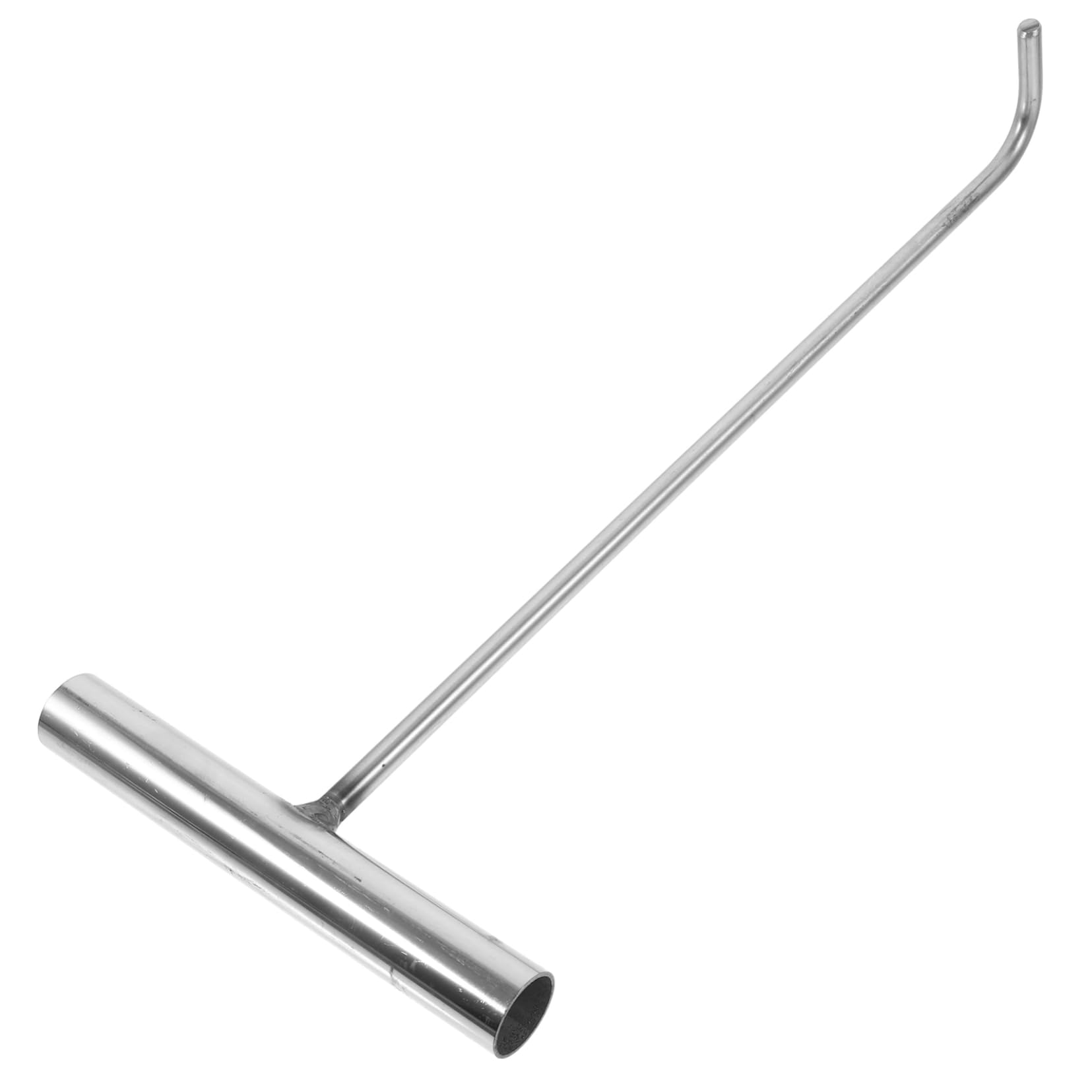 MUSISALY T Shape Hook for Manhole Cover Easy to Use and Carry Stainless Steel Material for