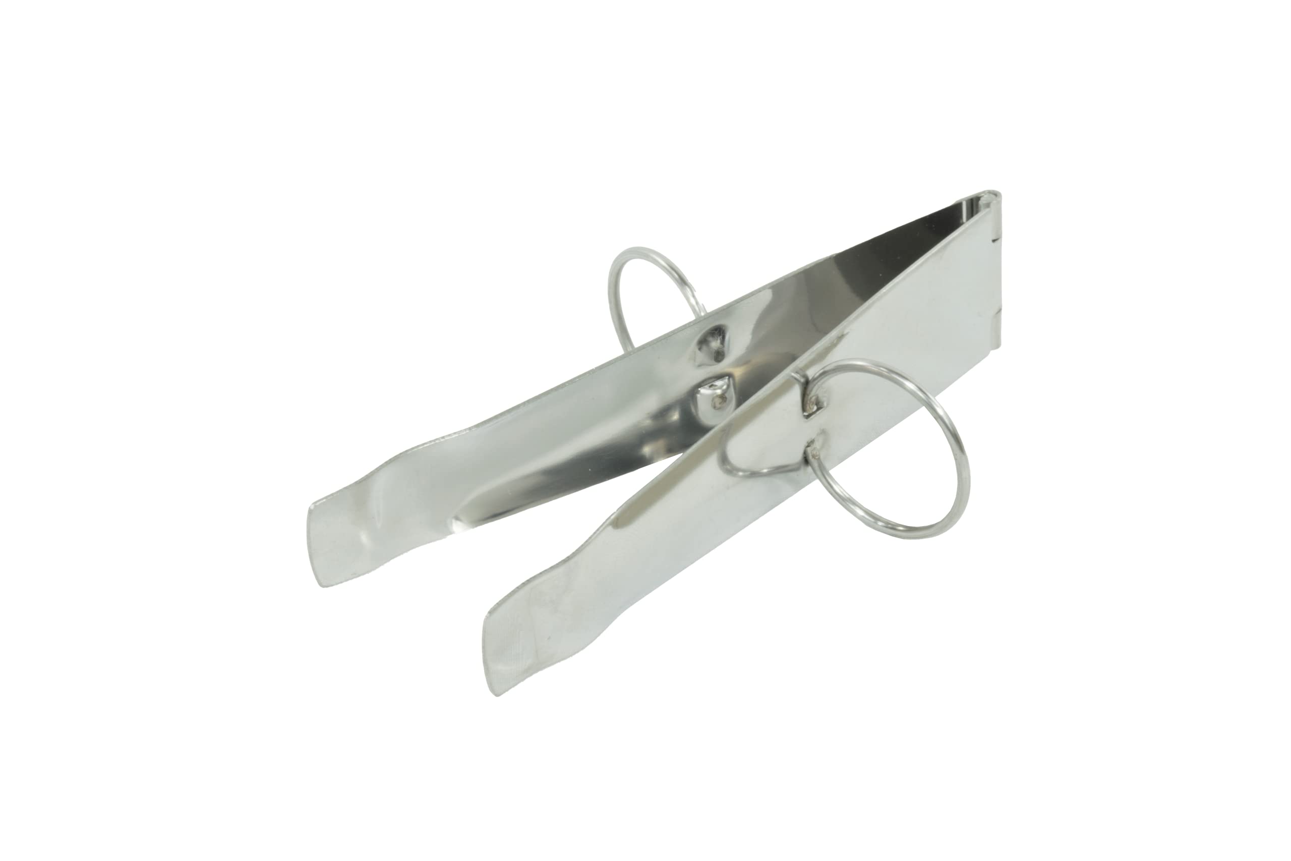 Fackelmann Set Soporte Jamonero Plegable y Giratorio de Bambú con Cuchillo Jamonero 34 cm Nirosta Elegant de Acero Inoxidable y Pinza para Jamón 11 cm de Acero Inoxidable