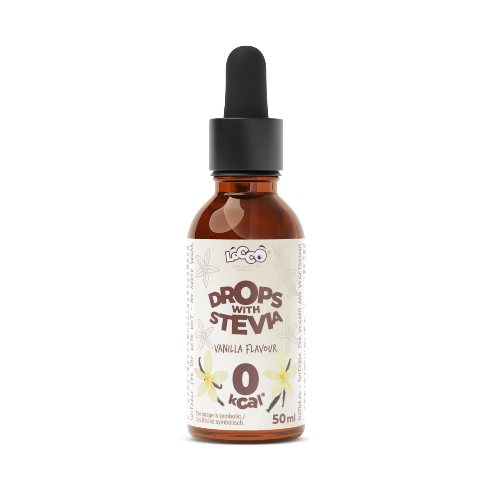 LoCCo 0 kcal Gouttes édulcorantes avec Stevia 3x50 ml