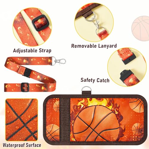Image of WAWSAM Basketball Kids Wallet for Boy, Trifold Boys Wallet for Kid Age 4-18