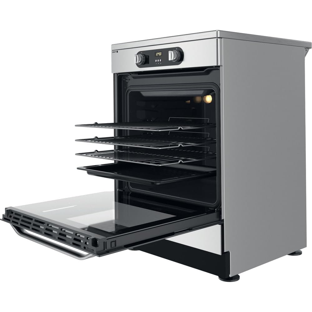 Cucina elettrica a libera installazione Hotpoint: 60 cm, - HS68IQ8CHX/E