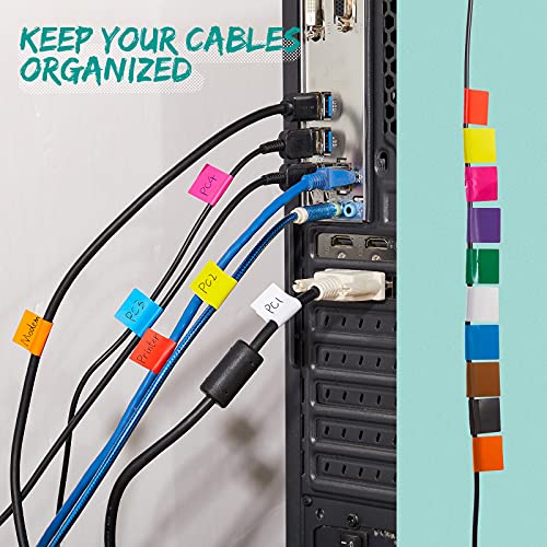 1600 Pieces Rectangular Color Coding Stickers 1.57 X 0.75 Inch Assorted Colored Rectangle Label Adhesive Solid Colors Tags For Inventory Organize, File Classification, 10 Colors #TOP6