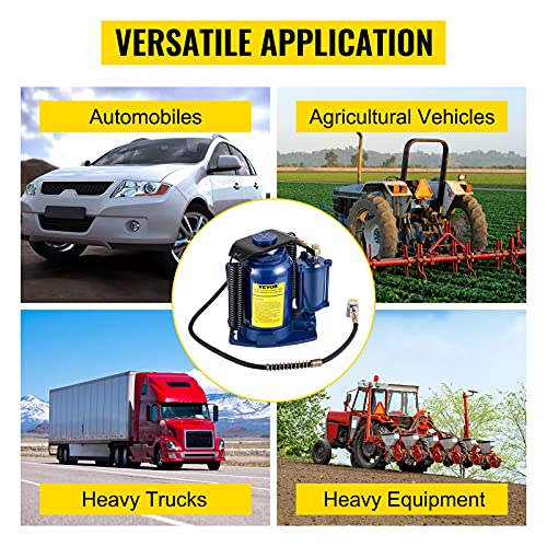 Vevor Bottle Jack 32 T, Car Jack Hydraulic Floor Jack 70500Lbs With Manual Hand Pump, Pneumatic Air Jack Heavy Duty Auto Truck Travel Trailer Repair Lift #TOP6