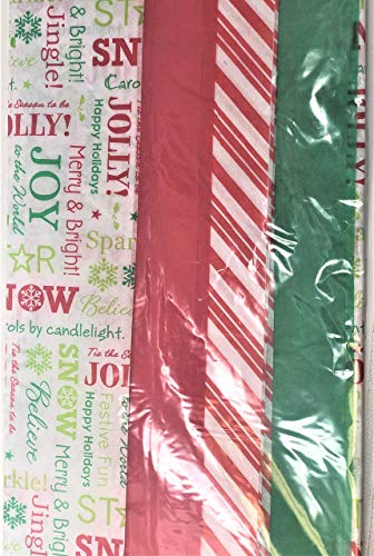 Christmas Printed Tissue Gift Wrappers, 30 Ct. | Party Accessory
