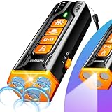 eladyne Ultrasonic Dog Bark Deterrent Devices, Anti Bark Dog Training & Behavior aids-3X Sonic Emitters 4 Modes 50ft Range Control-Barking Silencer Indoor & Outdoor, Rechargeable