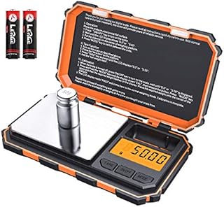 (Upgradaed) AMIR Digital Mini Scale, 200g /0.01g Pocket Scale, 50g calibration weight, Electronic