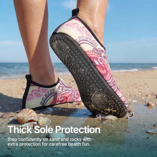Image of Water Shoes for Women Men Quick-Dry Aqua Socks Swim Beach Outfits Barefoot | Yoga Exercise Wear Sport Accessories Pool Camping Must Haves River Hiking Youth Adult