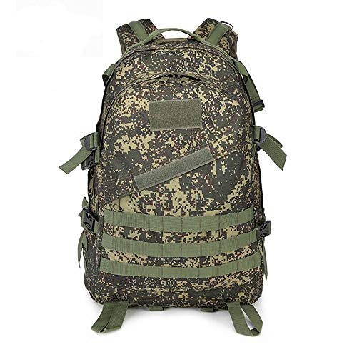 Outdoor Sports Pack Hiking Bag Tactical Rucksack Camo Knapsack Combat Camouflage Tactical 30L Molle 3D Backpack - Russian Camo