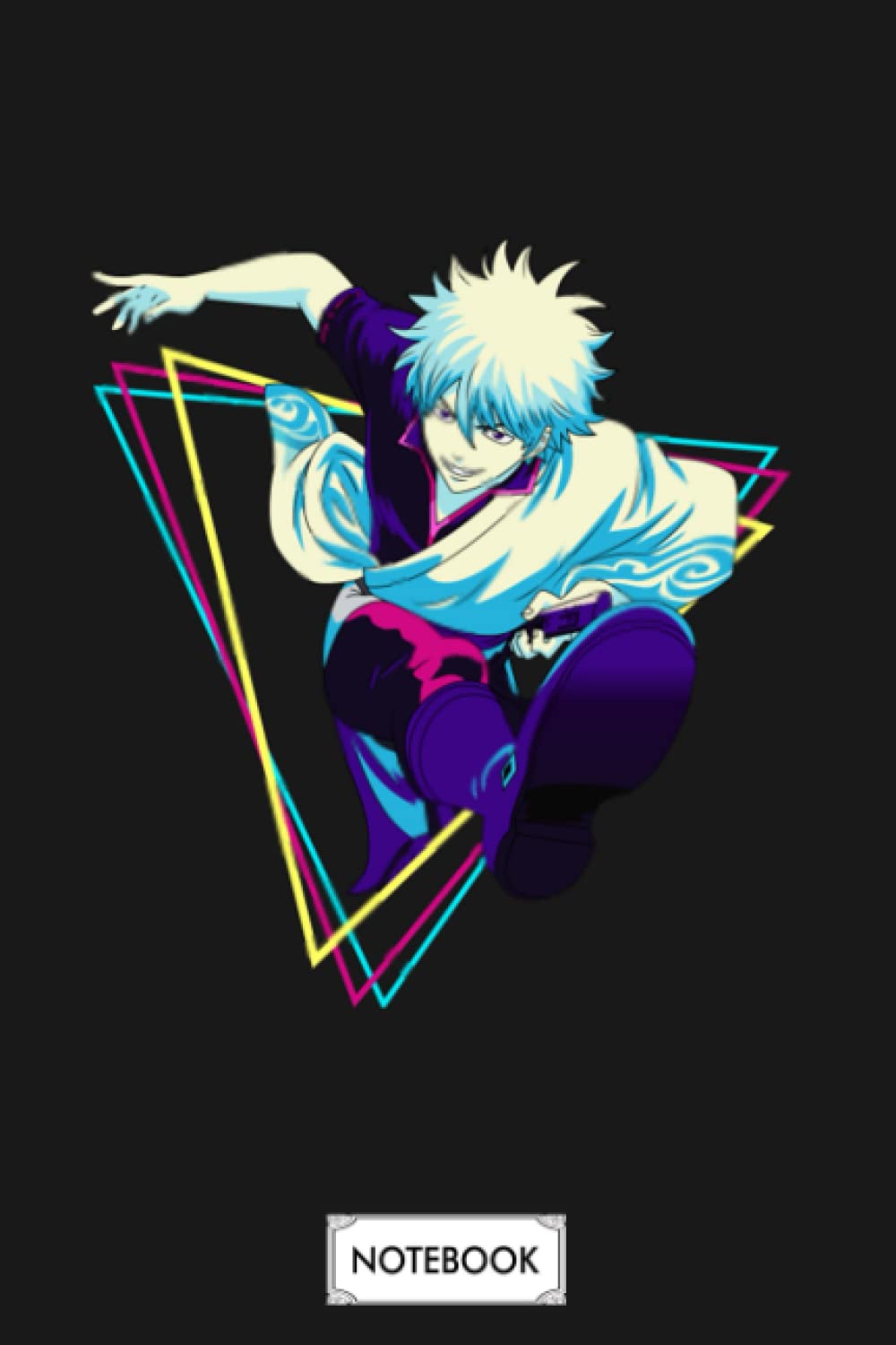 Gintama Sakata Gintoki B44365 Notebook: Journal, 6x9 120 Pages, Lined College Ruled Paper, Diary, Matte Finish Cover, Planner