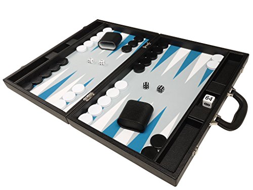 Set Premium de Backgammon 19 Pulgadas - Negro miniatura 3