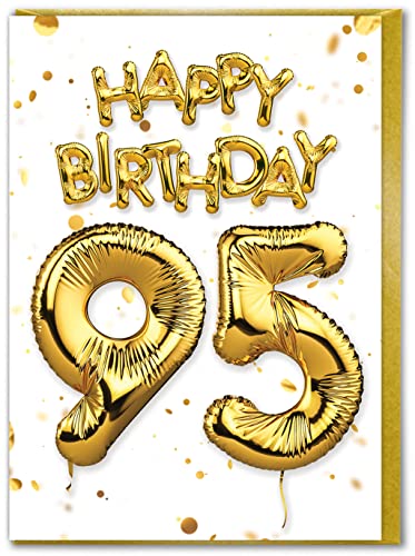 Brainbox Candy Geburtstagskarte Zum 80. – Mit Weißgold-Folienballon-Design, 120x170 Mm – Leere Innenseite Für Persönliche Grüße